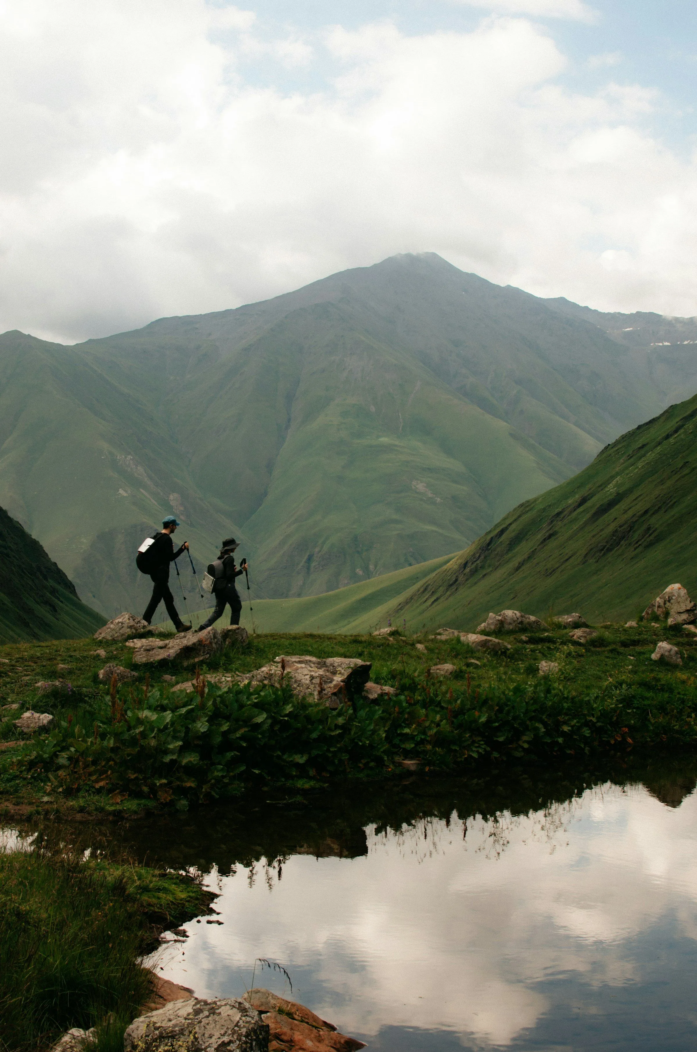 Wanderung mit Blick über das Vinschgau