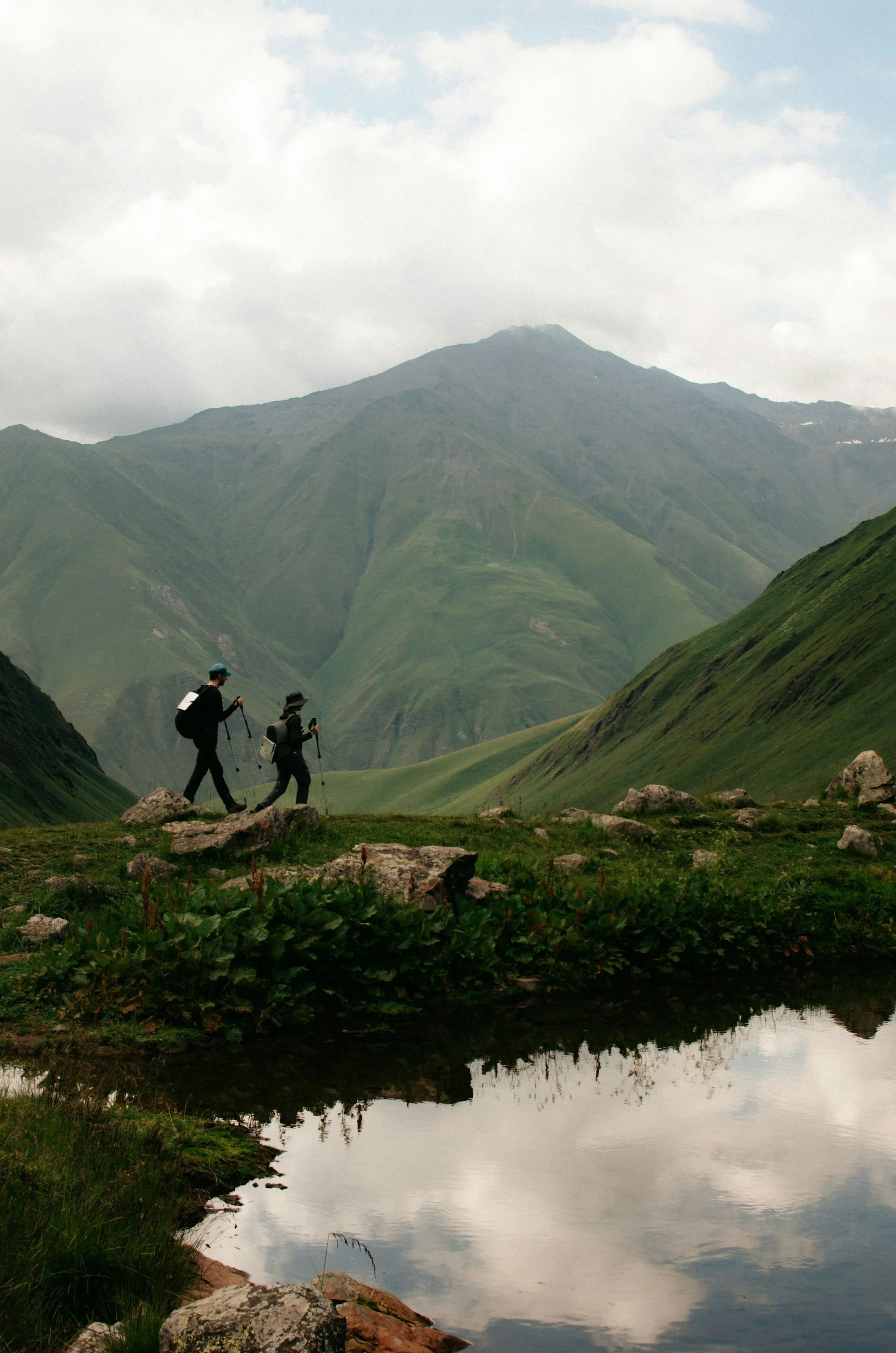 Wanderung mit Blick über das Vinschgau